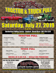 flyer tractor pull newsletter sign